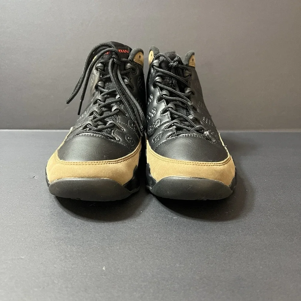 Air Jordan 9 Retro GS 'Olive' Black Red 2024 HV4574-030 Youth Size 6Y
